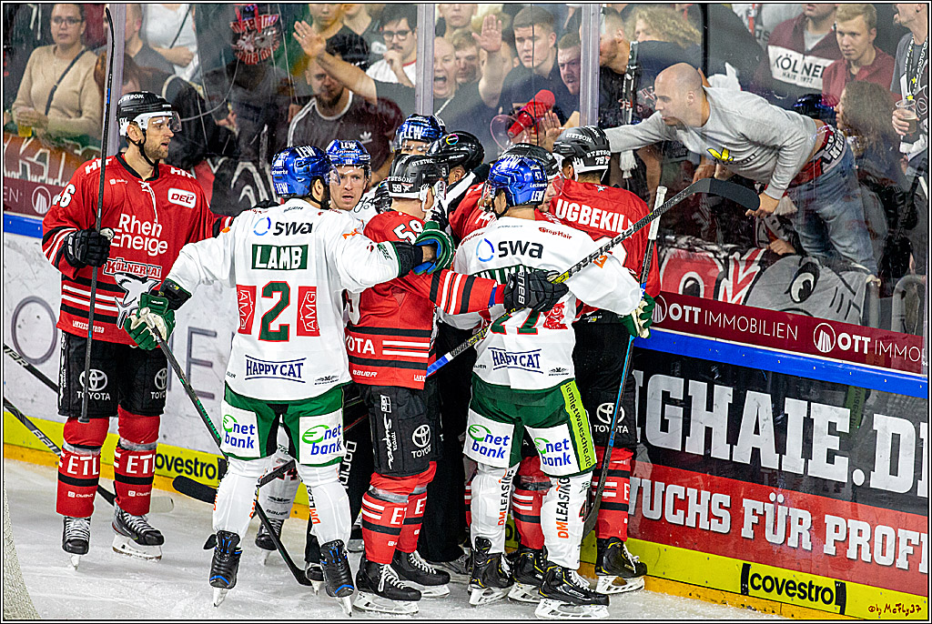 DEL; Koelner Haie - Augsburger Panther;; Koeln, 11.10.2019